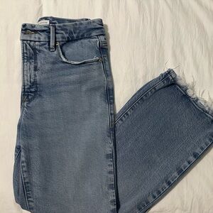 Good American Light Blue Ankle Jeans